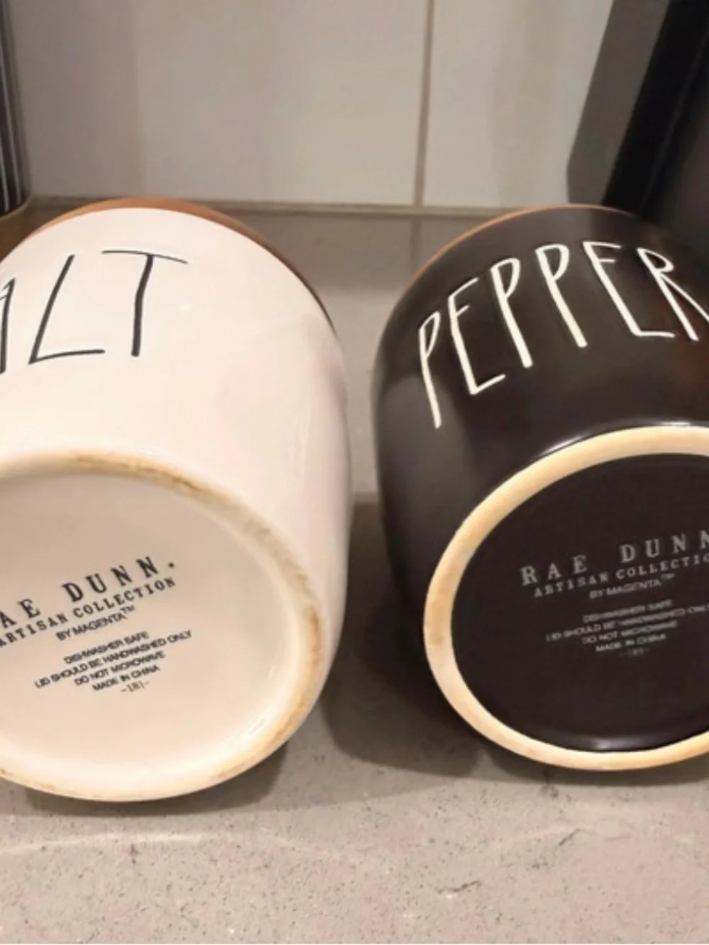 Rae Dunn SALT & PEPPER Set